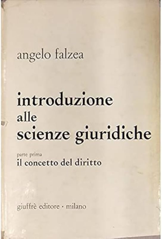 Copertina di Introduzione alle scienze giuridiche, scritto da Angelo Falzea