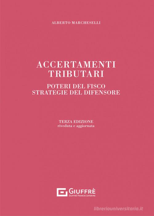 Copertina di  Accertamenti tributari, scritto da Alberto Marcheselli