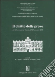 Copertina di Il diritto delle prove, scritto da 