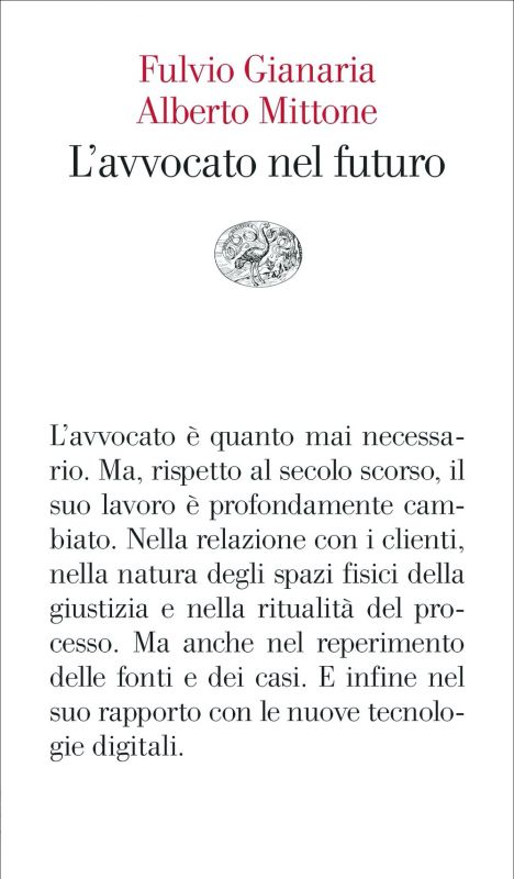 Copertina di L’avvocato nel futuro, scritto da Fulvio Gianaria