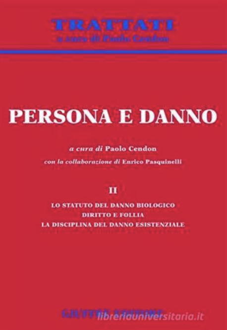 Copertina di Persona e danno II, scritto da Paolo Cendon