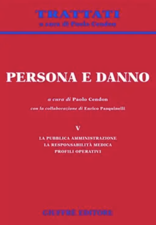 Copertina di Persona e danno V, scritto da 