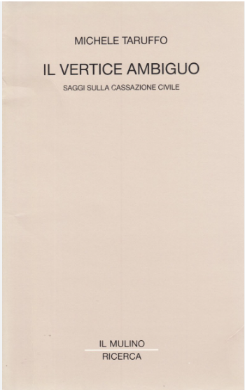 Copertina di Il vertice ambiguo, scritto da Michele Taruffo
