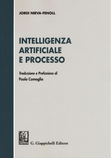 Copertina di Intelligenza artificiale e processo, scritto da Jordi Nieva Fenoll