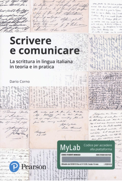 Copertina di Scrivere e comunicare, scritto da Dario Corno