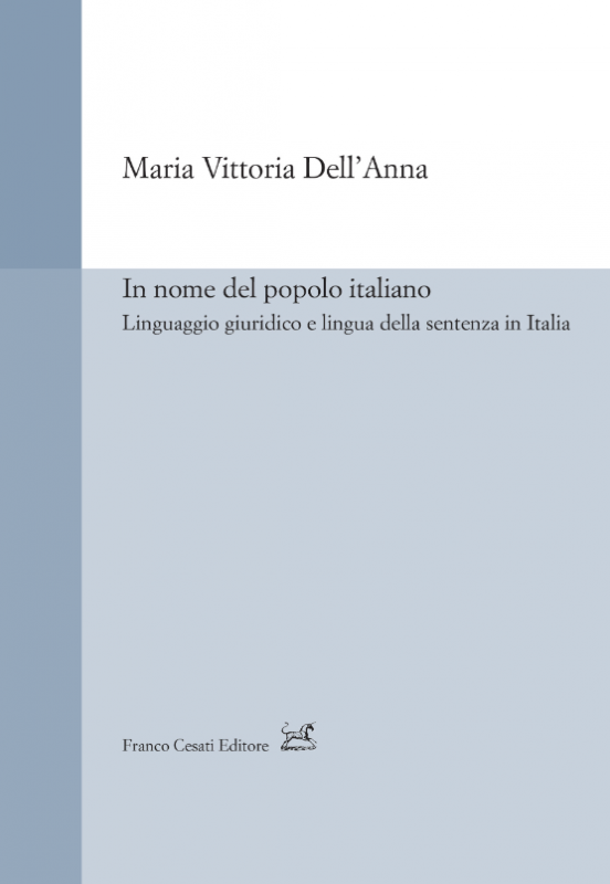 Copertina di In nome del popolo italiano, scritto da Maria Vittoria Dell'Anna