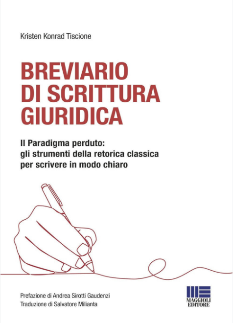Copertina di Breviario di scrittura giuridica, scritto da Kristen Konrad Tiscione